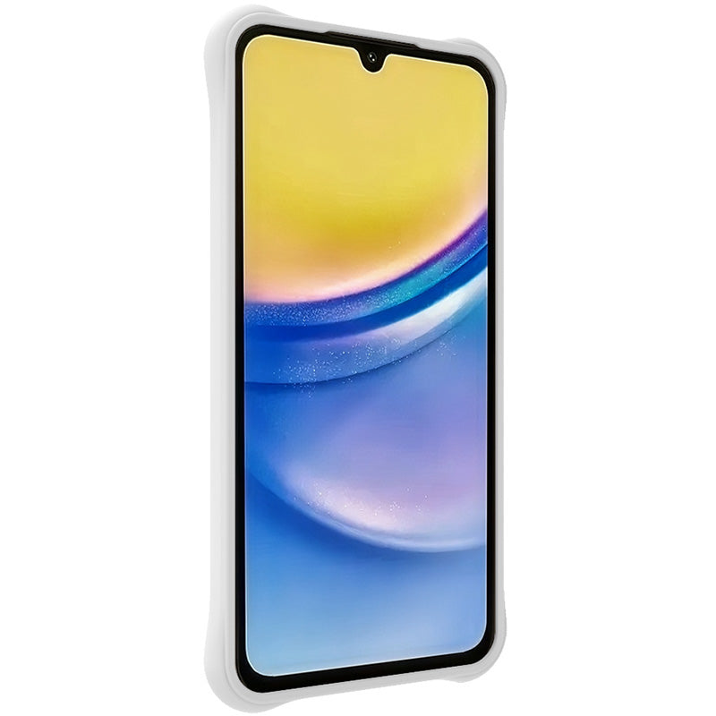 IMAK UC-6 Series for Samsung Galaxy A16 Case Water Drop Texture Anti-Skid Matte TPU Cover - Matte White