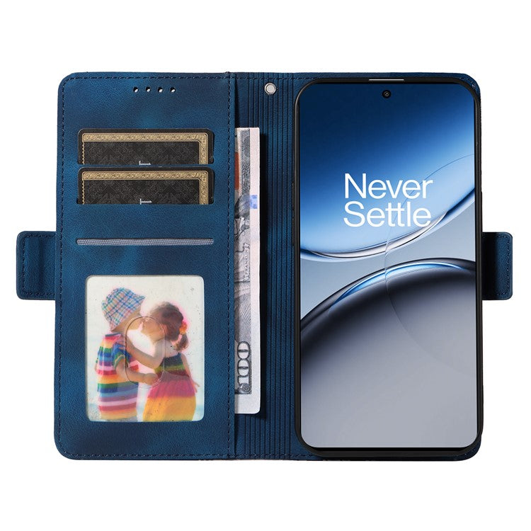 For OnePlus Nord 4 Case PU Leather Phone Cover Rhombus Starry Imprinted - Blue