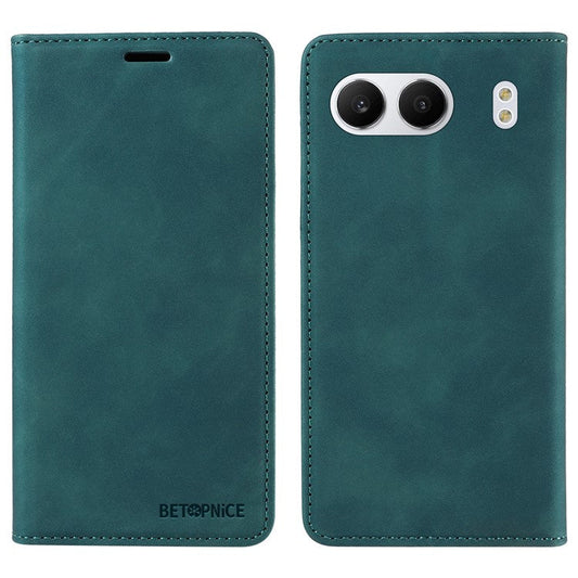 BETOPNICE 003 For OnePlus Nord 4 Wallet Case Leather Phone Cover with Stand - Green
