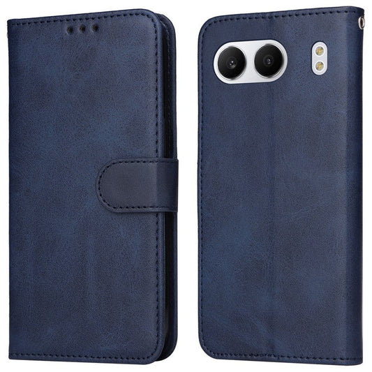 For OnePlus Nord 4 Case Wallet PU Leather Folio Flip Phone Cover - Blue