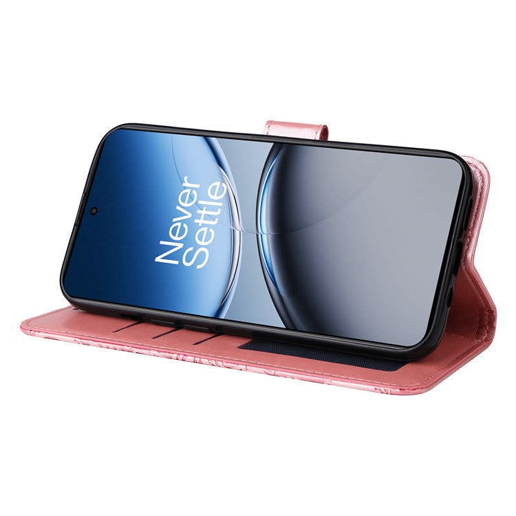 For OnePlus Nord 4 Case Sunflower Imprint Leather Wallet Phone Cover - Pink