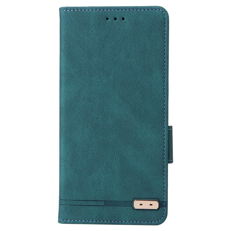 For OnePlus Nord 4 Case Leather Wallet Flip Phone Cover with Hardware Decor - Blue