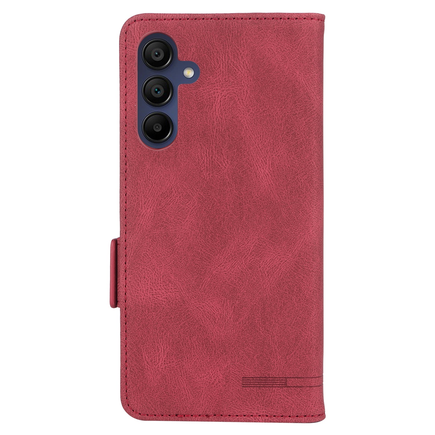 For Samsung Galaxy A16 5G / A16 4G Case Leather Wallet Flip Phone Cover with Hardware Decor - Rose