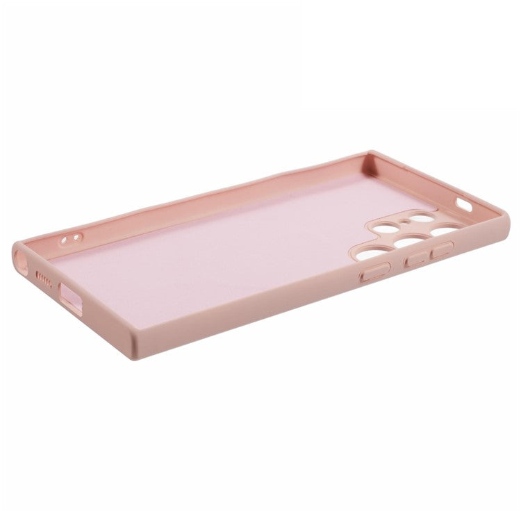 For Samsung Galaxy S24 Ultra Case Shockproof TPU Phone Cover Compatible with MagSafe - Pink