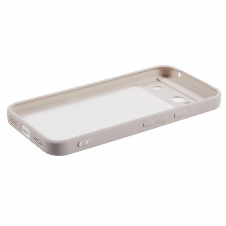 For Google Pixel 8a Case Shockproof TPU Phone Cover Compatible with MagSafe - White