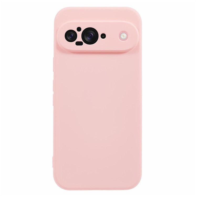 For Google Pixel 9 Case Arc Edge 2.0mm TPU Protective Phone Cover - Pink