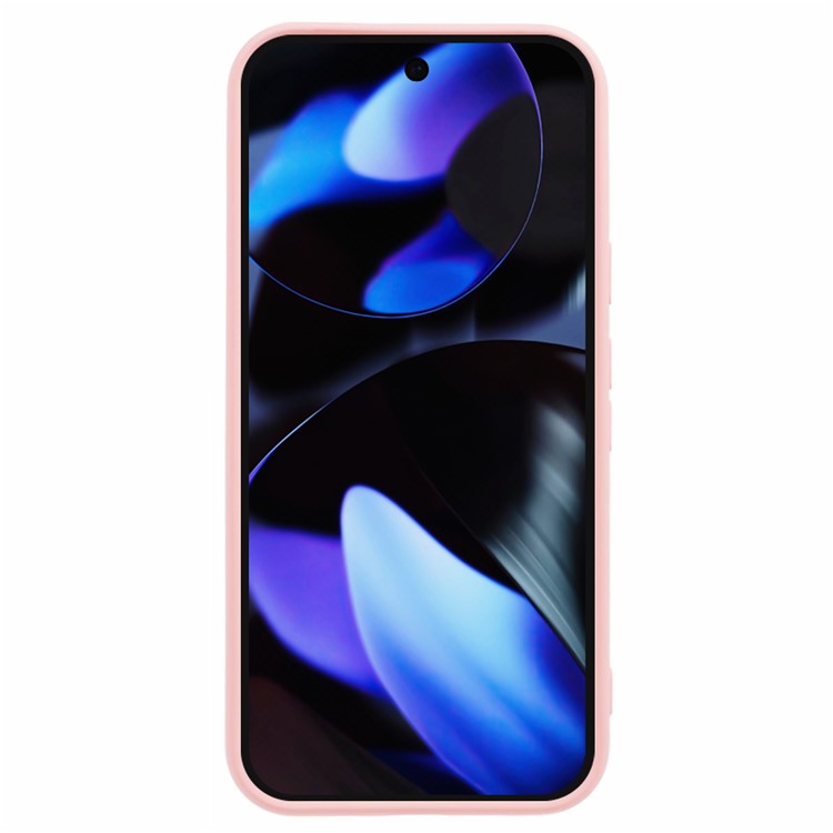 For Google Pixel 9 Case Arc Edge 2.0mm TPU Protective Phone Cover - Pink