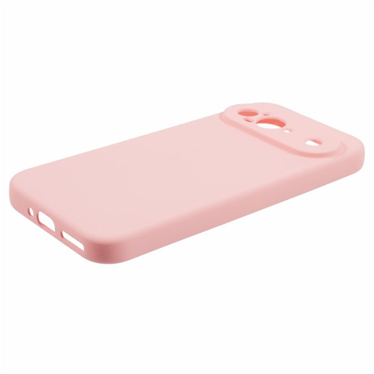 For Google Pixel 9 Case Arc Edge 2.0mm TPU Protective Phone Cover - Pink
