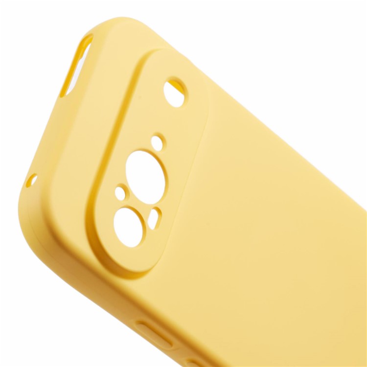 For Google Pixel 9 Case Arc Edge 2.0mm TPU Protective Phone Cover - Yellow