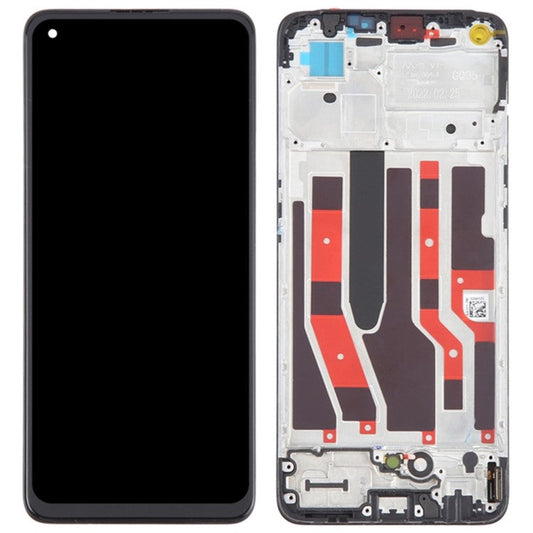 For Oppo Reno7 4G Grade C OLED Screen and Digitizer Assembly + Frame Spare Part (Without Logo)