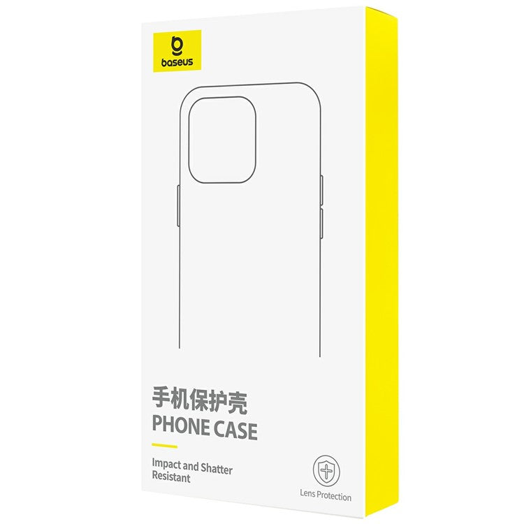 BASEUS Smart Ring Series For iPhone 16 Pro Compatible with MagSafe Phone Case TPU+PC Kickstand Cover - Black