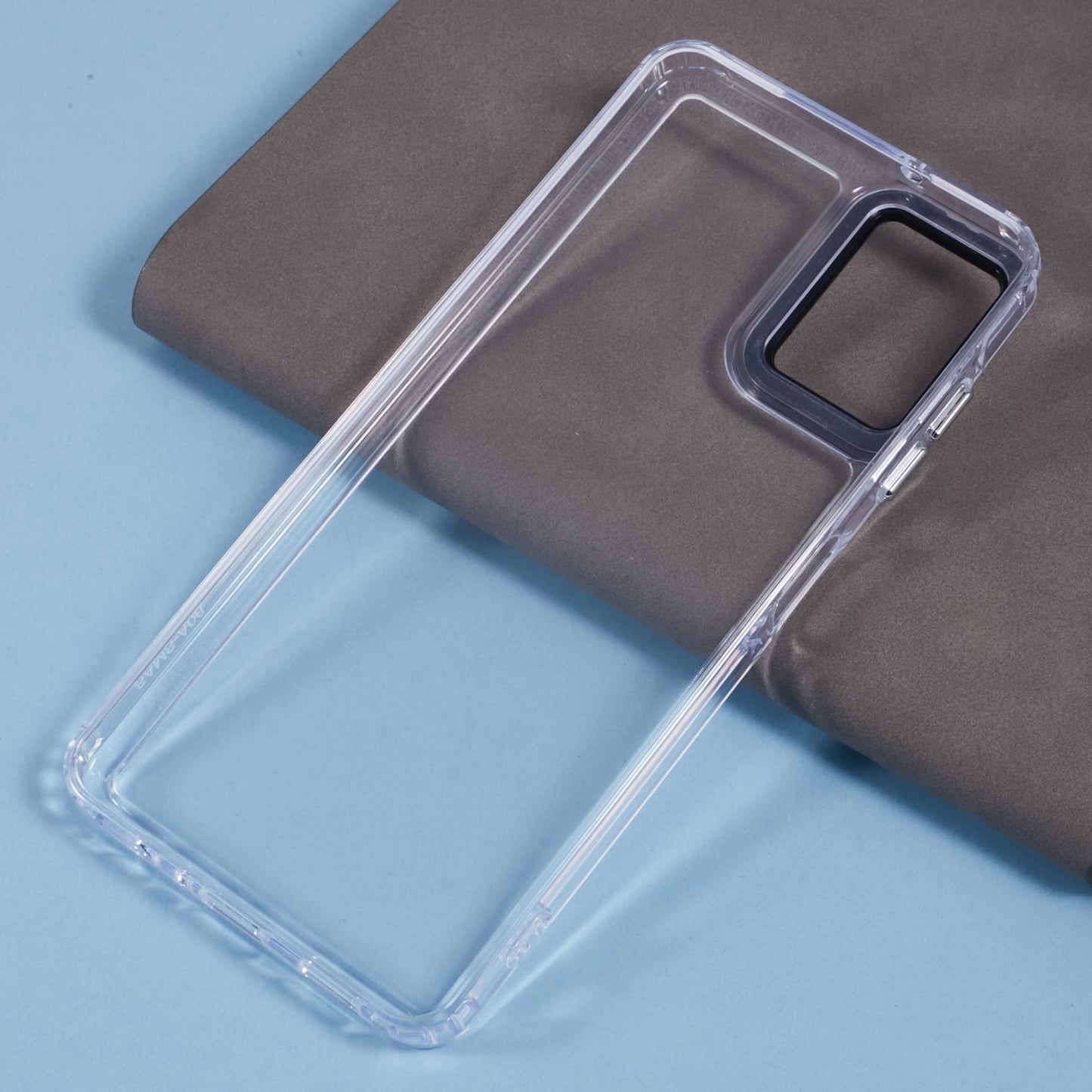 For Samsung Galaxy A06 Clear Phone Case PC+TPU Hybrid Back Cover - Transparent