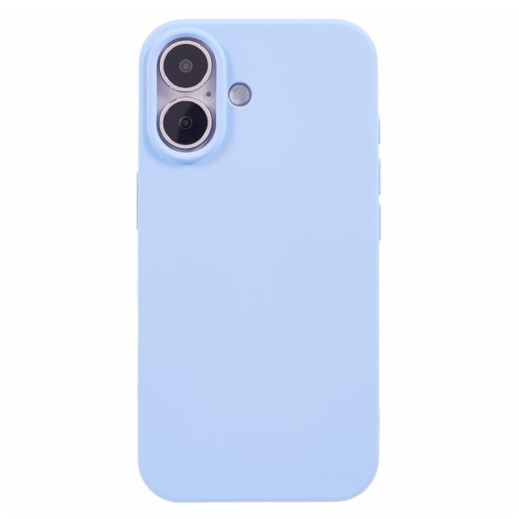 For iPhone 16 Plus Case Arc Edge 2.0mm TPU Protective Phone Cover - Purple