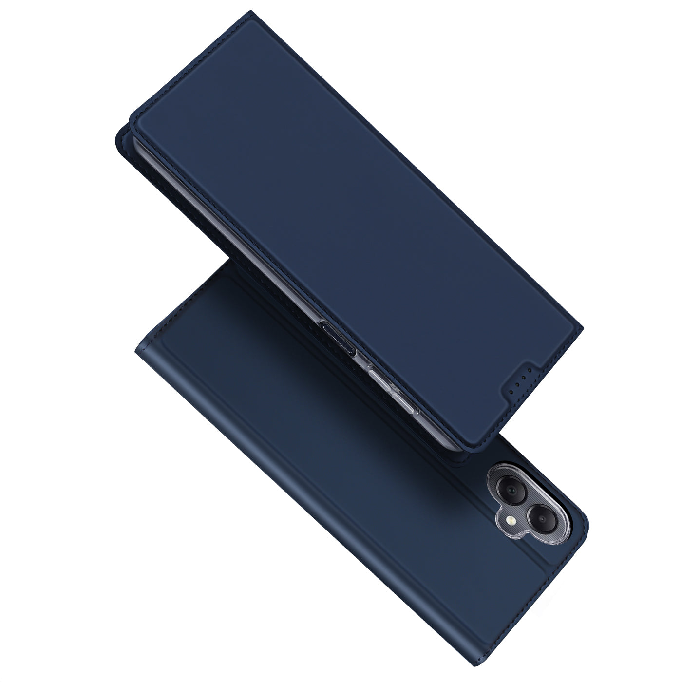 DUX DUCIS Skin Pro Series For Samsung Galaxy A06 Case Leather Cover Card Holder - Blue