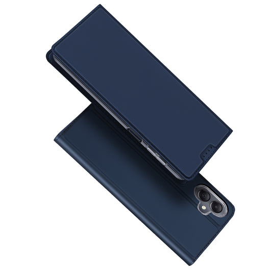 DUX DUCIS Skin Pro Series For Samsung Galaxy A06 Case Leather Cover Card Holder - Blue