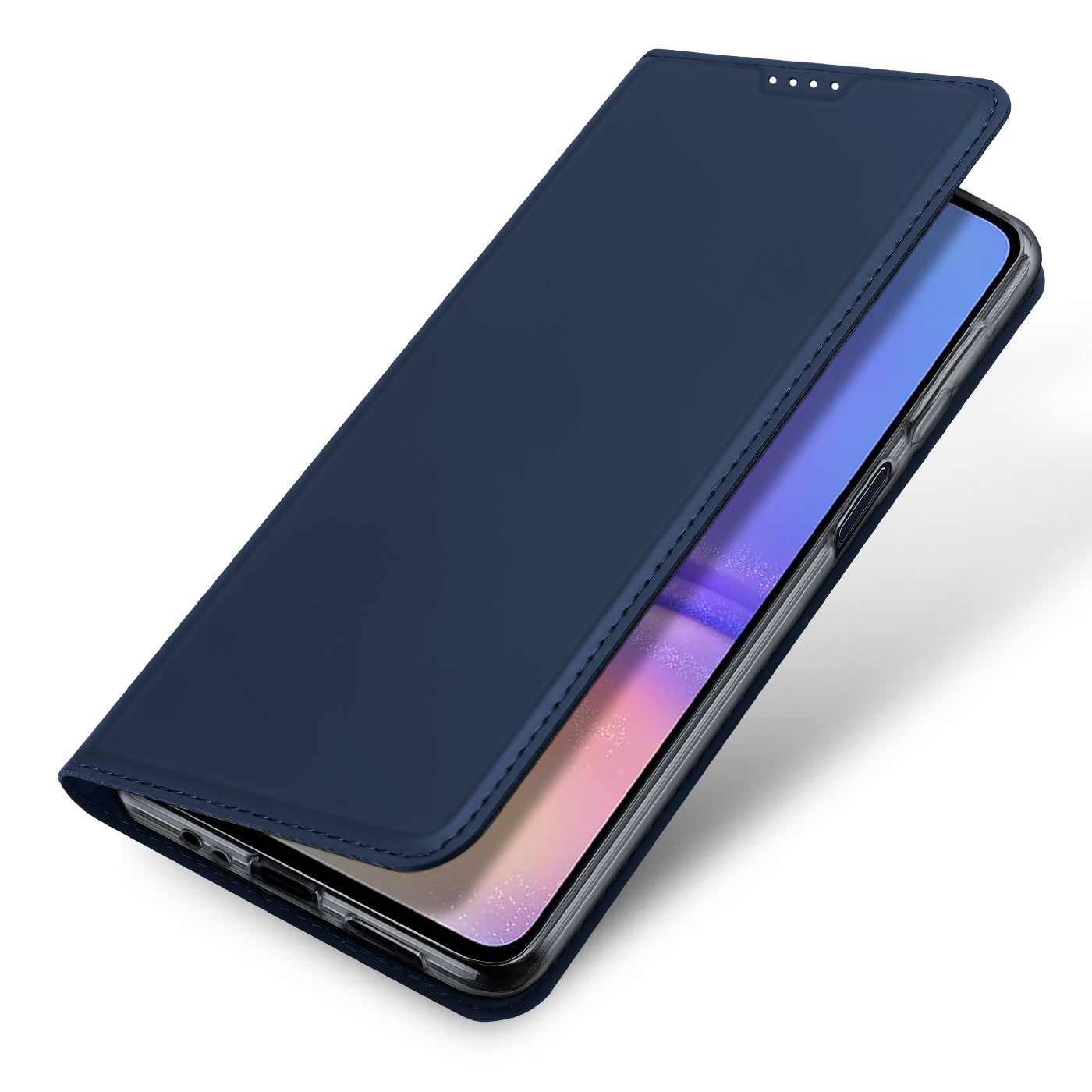 DUX DUCIS Skin Pro Series For Samsung Galaxy A06 Case Leather Cover Card Holder - Blue