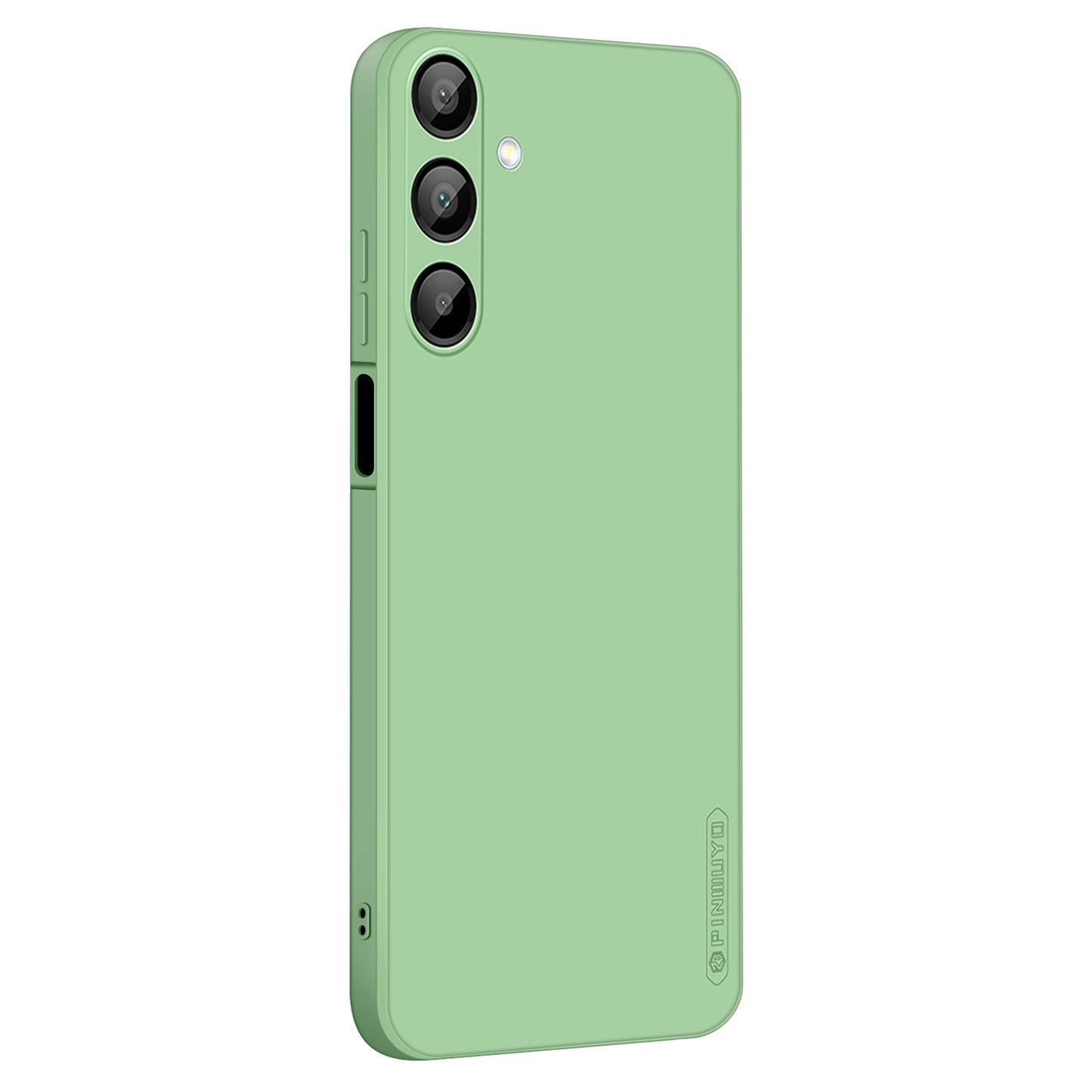 PINWUYO JK Touching Series For Samsung Galaxy A16 5G / A16 4G Case Silky Touch Soft TPU Phone Back Cover - Matcha Green