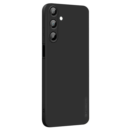 PINWUYO JK Touching Series For Samsung Galaxy A16 5G / A16 4G Case Silky Touch Soft TPU Phone Back Cover - Black