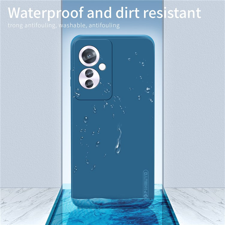 PINWUYO JK Touching Series For Oppo Reno11 F 5G Case Silky Touch Soft TPU Phone Back Cover - Black