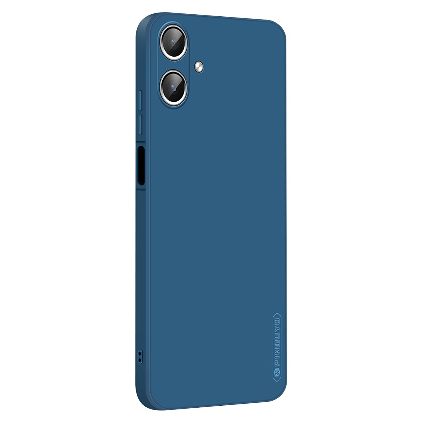 PINWUYO JK Touching Series For Samsung Galaxy A06 Case Silky Touch Soft TPU Phone Back Cover - Navy Blue