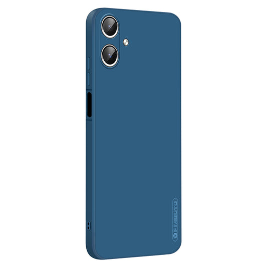 PINWUYO JK Touching Series For Samsung Galaxy A06 Case Silky Touch Soft TPU Phone Back Cover - Navy Blue