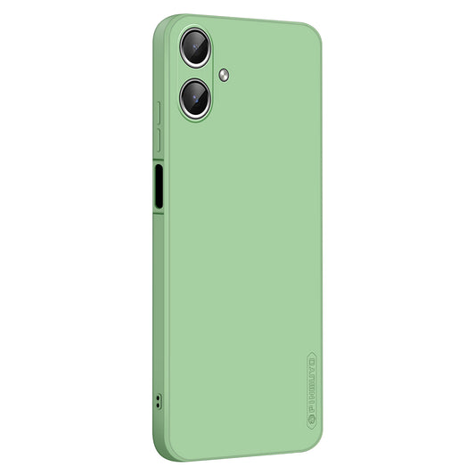 PINWUYO JK Touching Series For Samsung Galaxy A06 Case Silky Touch Soft TPU Phone Back Cover - Matcha Green