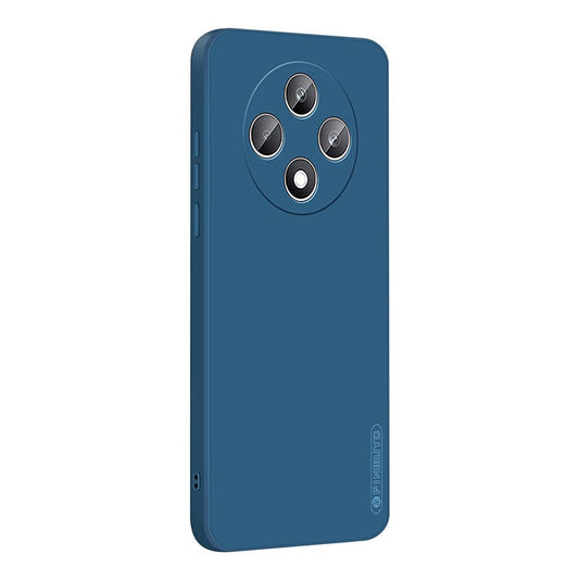 PINWUYO JK Touching Series For Oppo Reno12 F 5G / 4G Case Silky Touch Soft TPU Phone Back Cover - Navy Blue