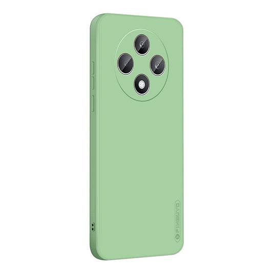 PINWUYO JK Touching Series For Oppo Reno12 F 5G / 4G Case Silky Touch Soft TPU Phone Back Cover - Matcha Green