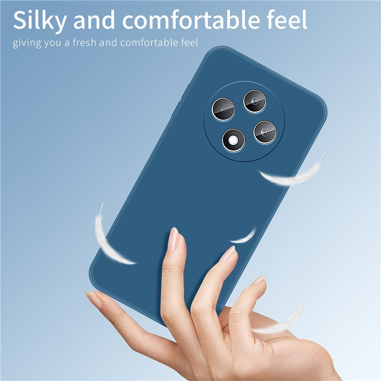 PINWUYO JK Touching Series For Oppo Reno12 F 5G / 4G Case Silky Touch Soft TPU Phone Back Cover - Matcha Green