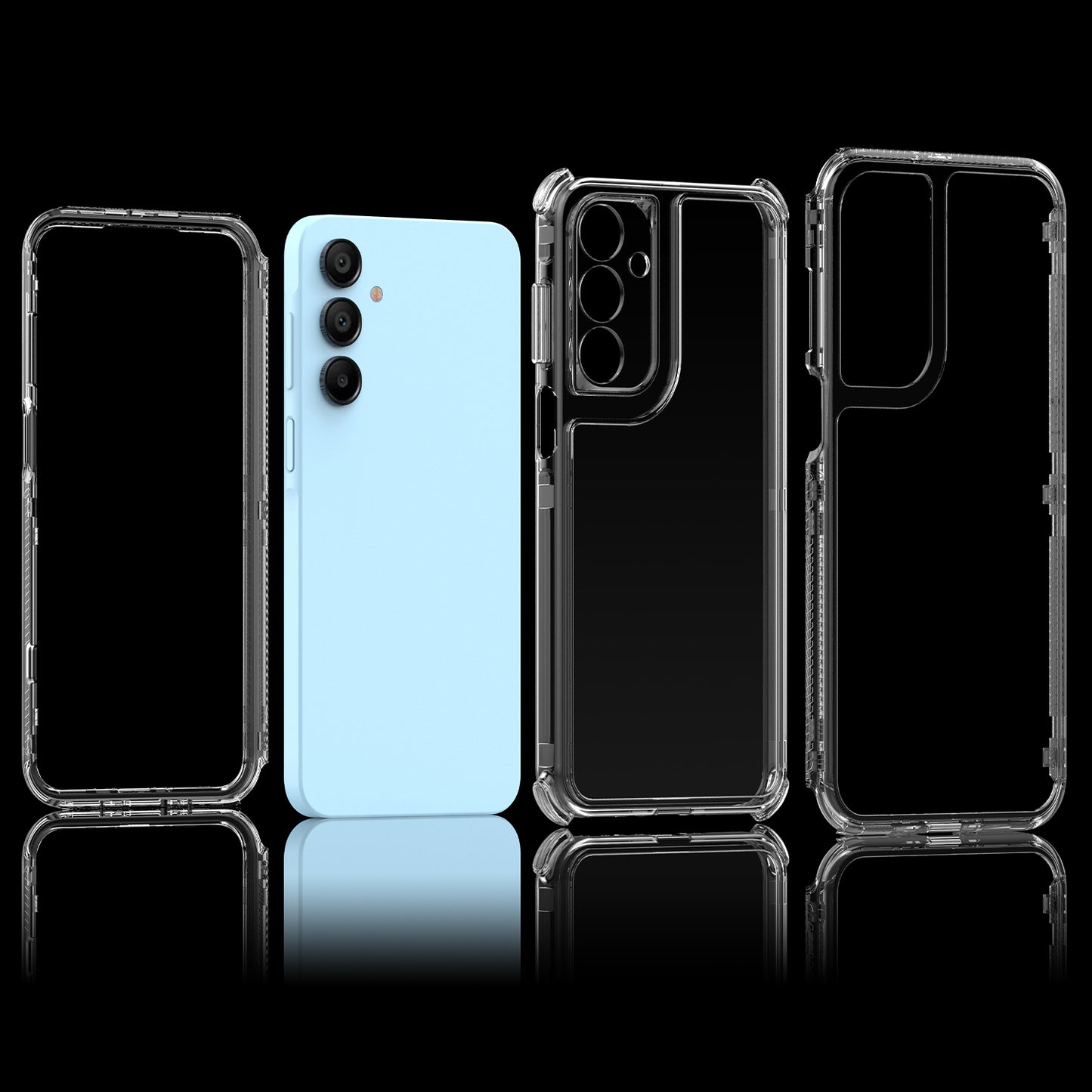 For Samsung Galaxy A16 5G / A16 4G Case Anti-Scratch Acrylic+TPU Clear Phone Cover