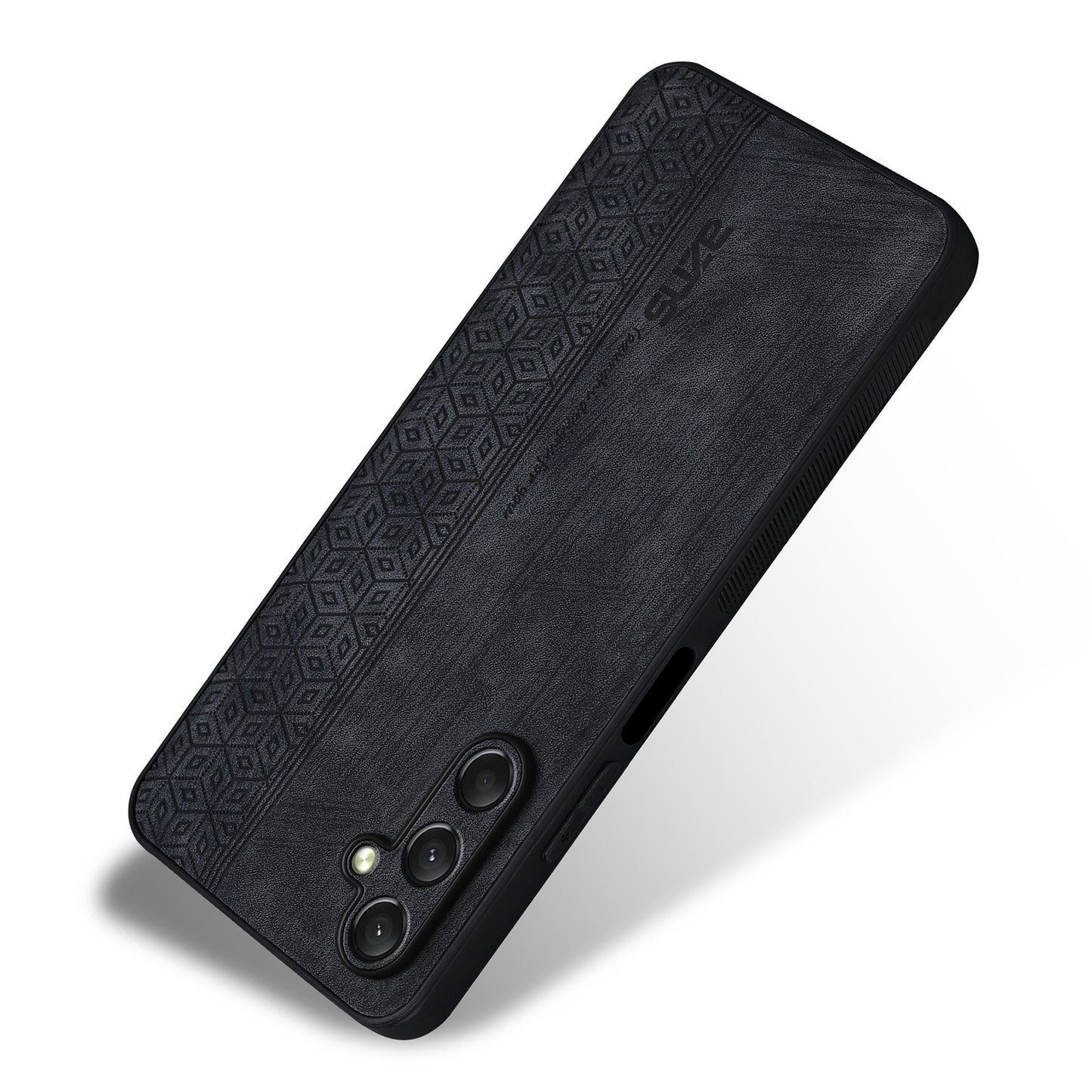 AZNS For Samsung Galaxy A16 5G / A16 4G Case Protective PU Leather Covered TPU Phone Shell - Black