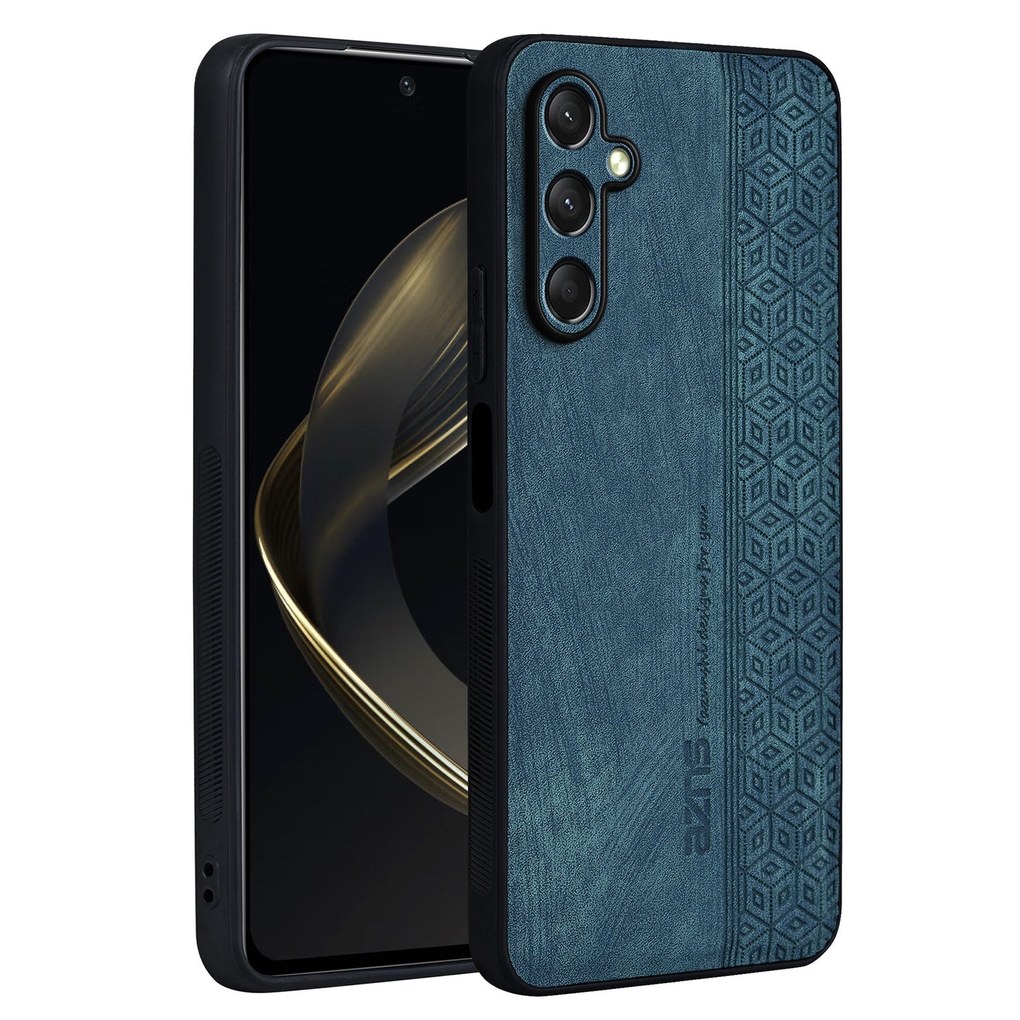 AZNS For Samsung Galaxy A16 5G / A16 4G Case Protective PU Leather Covered TPU Phone Shell - Green