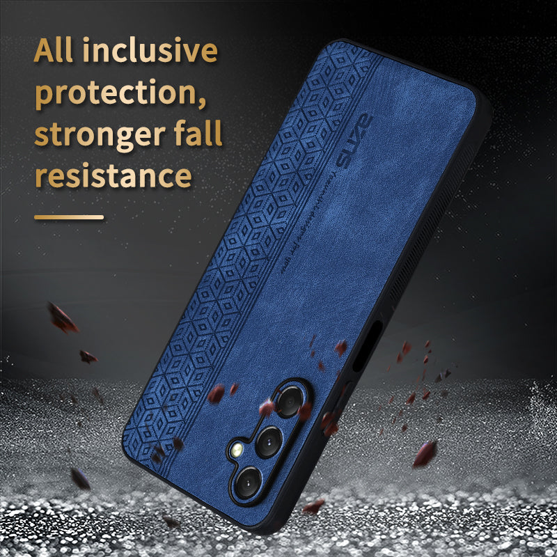 AZNS For Samsung Galaxy A16 5G / A16 4G Case Protective PU Leather Covered TPU Phone Shell - Green