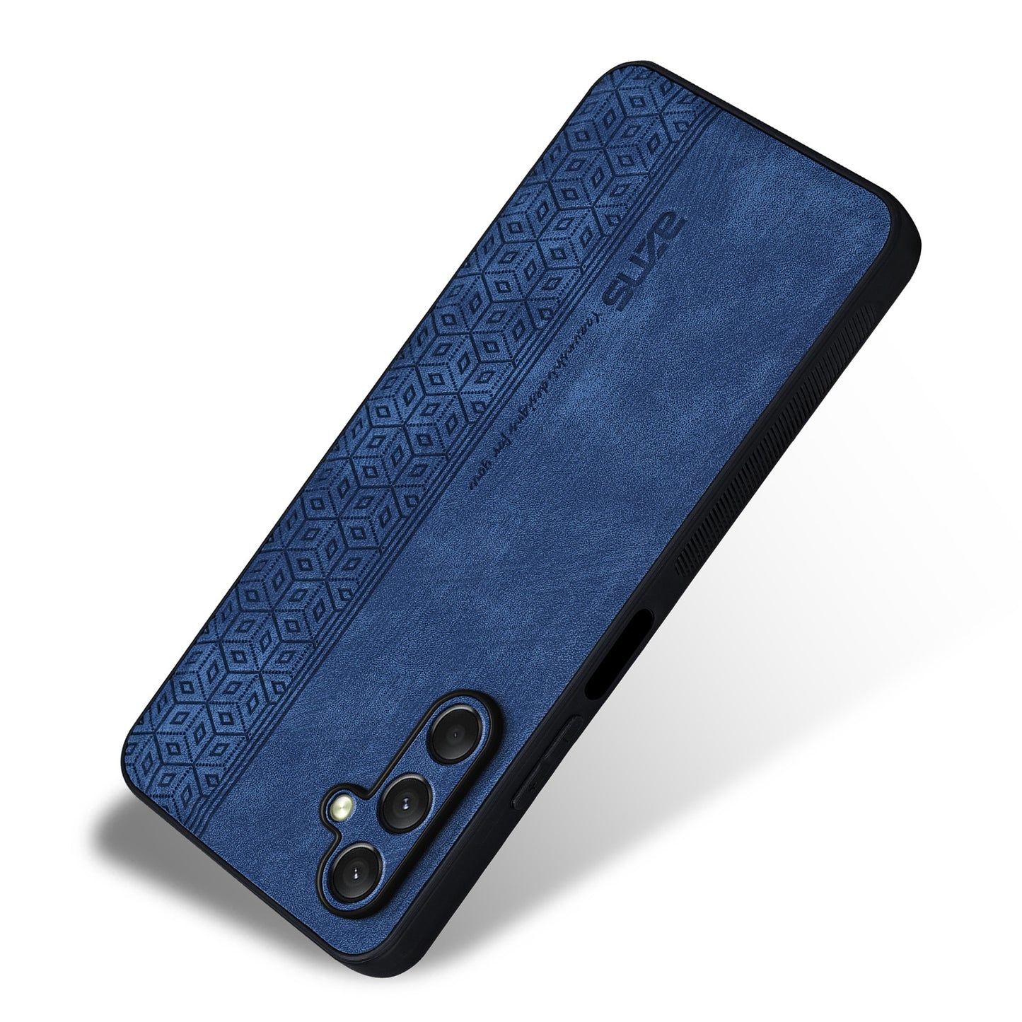 AZNS For Samsung Galaxy A16 5G / A16 4G Case Protective PU Leather Covered TPU Phone Shell - Blue