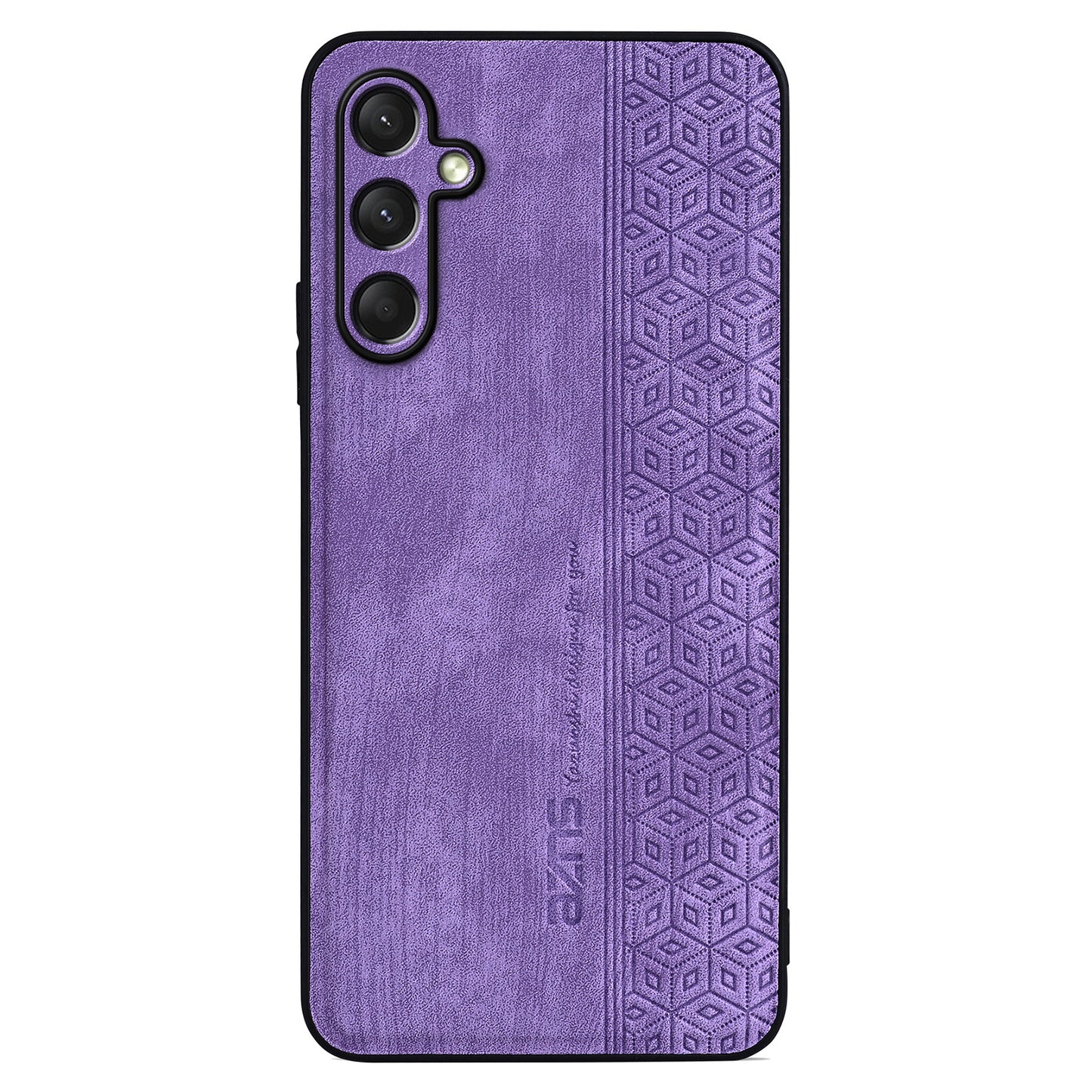 AZNS For Samsung Galaxy A16 5G / A16 4G Case Protective PU Leather Covered TPU Phone Shell - Purple