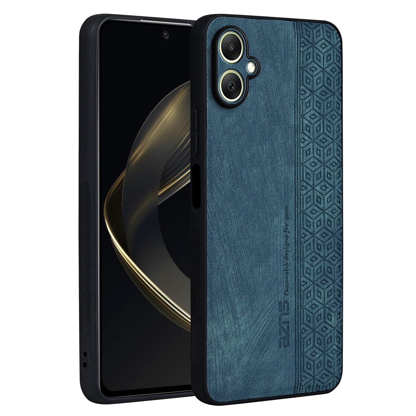 AZNS For Samsung Galaxy A06 Case Protective PU Leather Covered TPU Phone Shell - Green