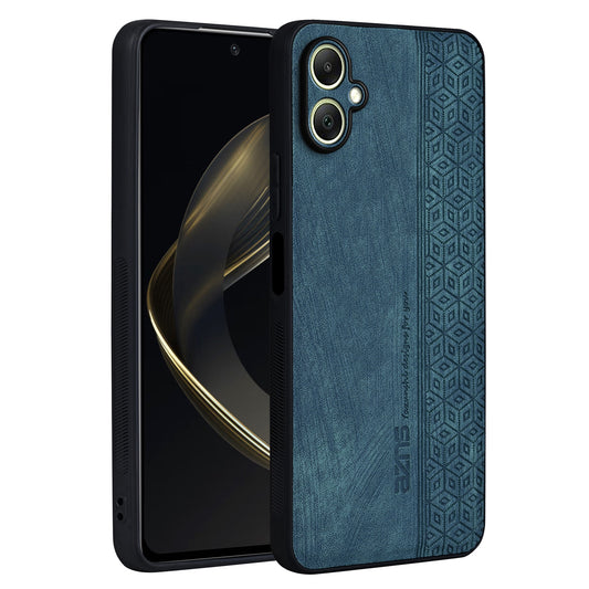 AZNS For Samsung Galaxy A06 Case Protective PU Leather Covered TPU Phone Shell - Green