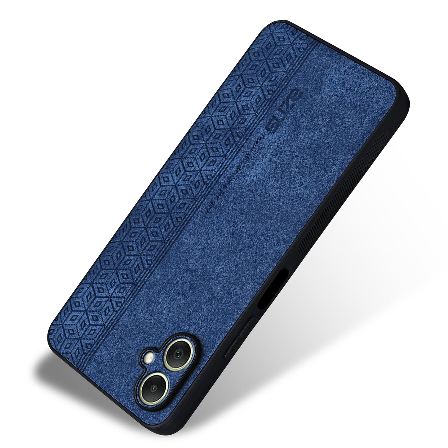 AZNS For Samsung Galaxy A06 Case Protective PU Leather Covered TPU Phone Shell - Blue