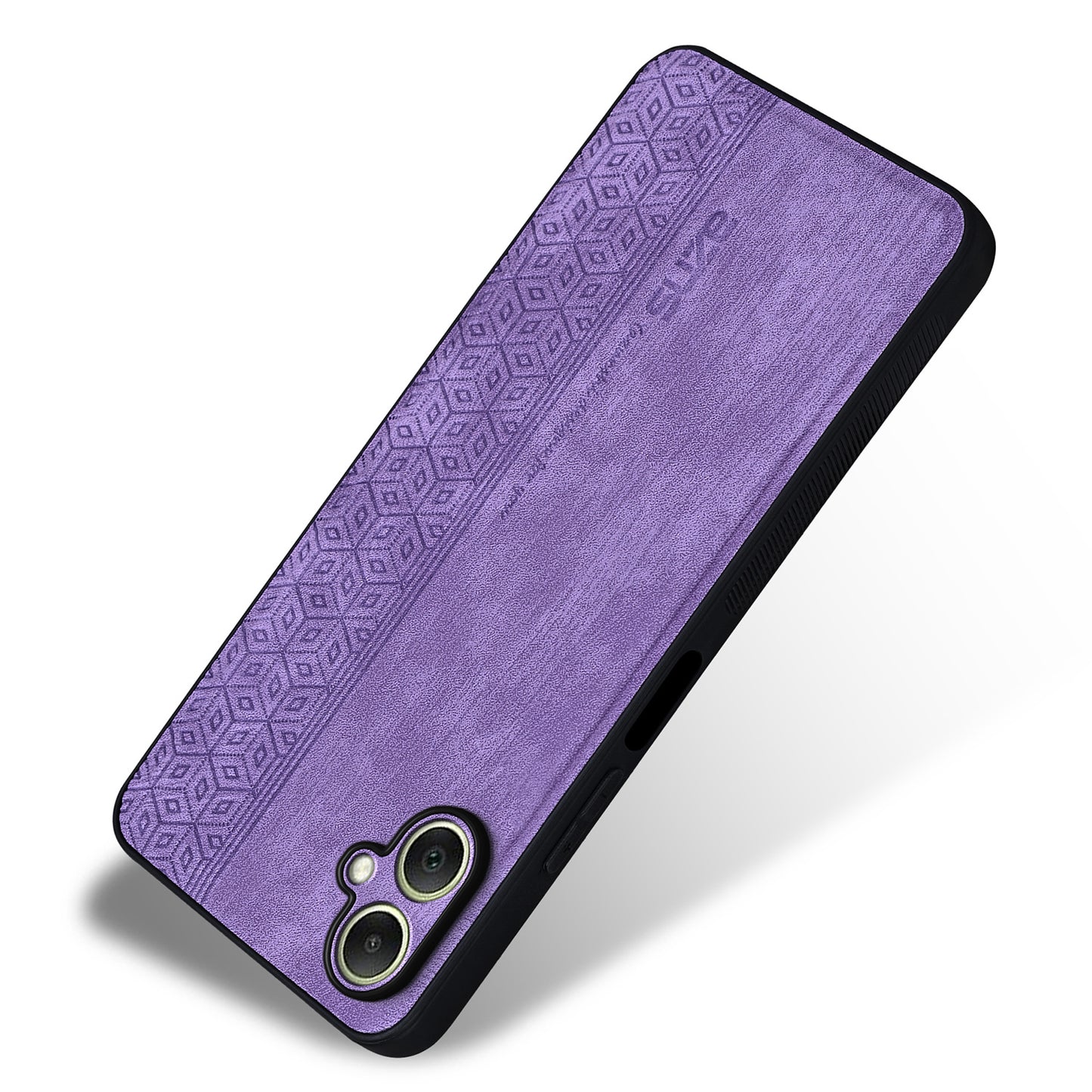 AZNS For Samsung Galaxy A06 Case Protective PU Leather Covered TPU Phone Shell - Purple
