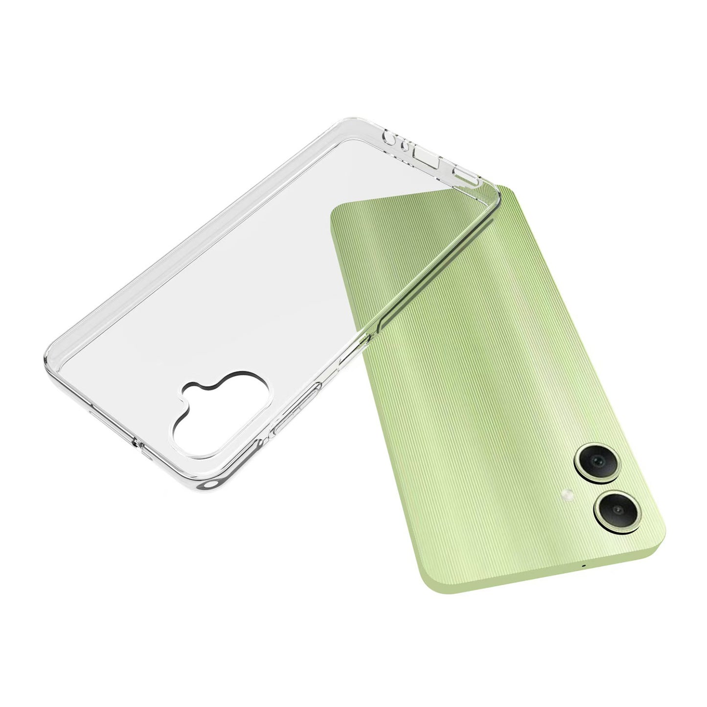 For Samsung Galaxy A06 Case Anti-Fingerprint Crystal Clear TPU Phone Cover