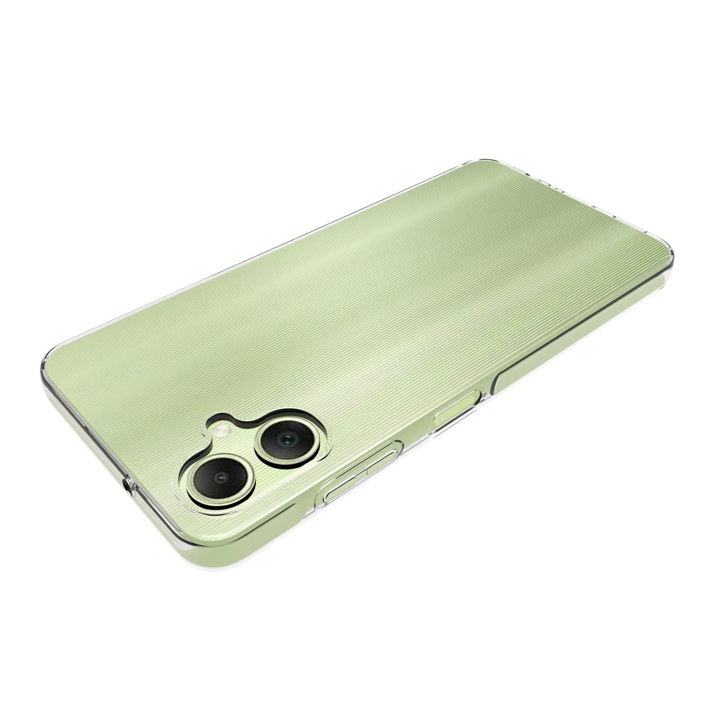 For Samsung Galaxy A06 Case Anti-Fingerprint Crystal Clear TPU Phone Cover