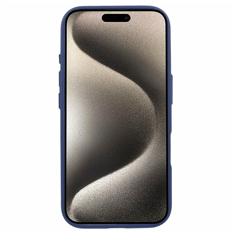 For iPhone 16 Case Compatible with MagSafe TPU+PC Rubberized Finish Phone Cover - Blue