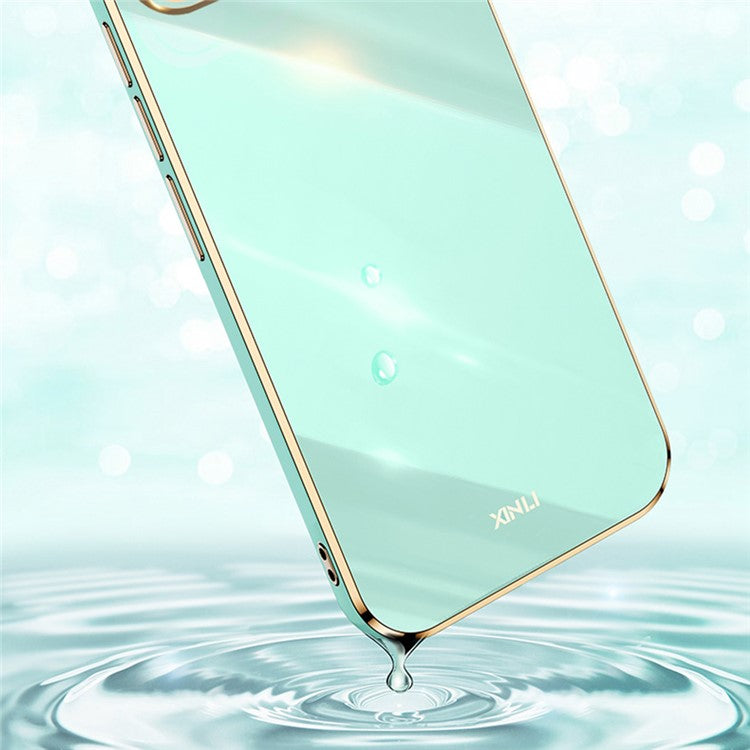 XINLI For OnePlus Nord 4 Case TPU Phone Cover with Electroplating Frame - Blue