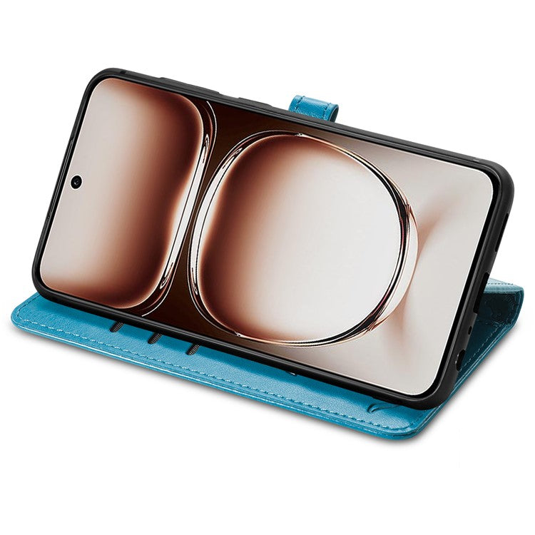 For OnePlus Nord 4 Case Leather Wallet Flip Phone Cover Cute Cat Dog Pattern - Blue