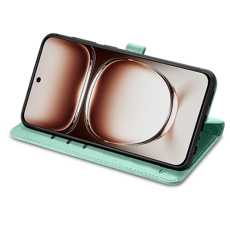 For OnePlus Nord 4 Case Leather Wallet Flip Phone Cover Cute Cat Dog Pattern - Green