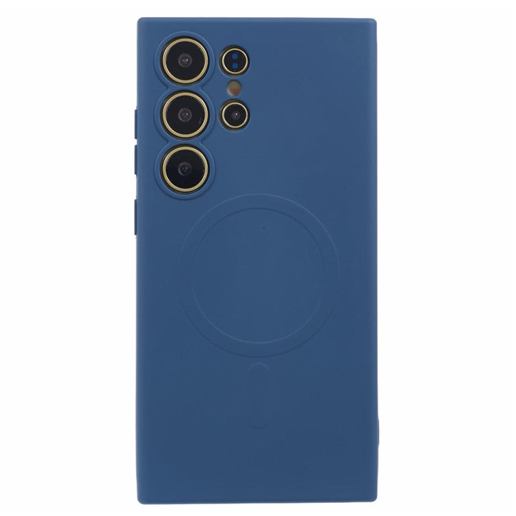 For Samsung Galaxy S23 Ultra Case Shockproof TPU Phone Cover Compatible with MagSafe - Sapphire