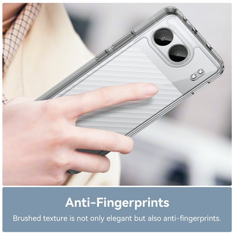 For OnePlus Nord 4 Shockproof Case TPU +Acrylic Protective Clear Phone Cover - Transparent