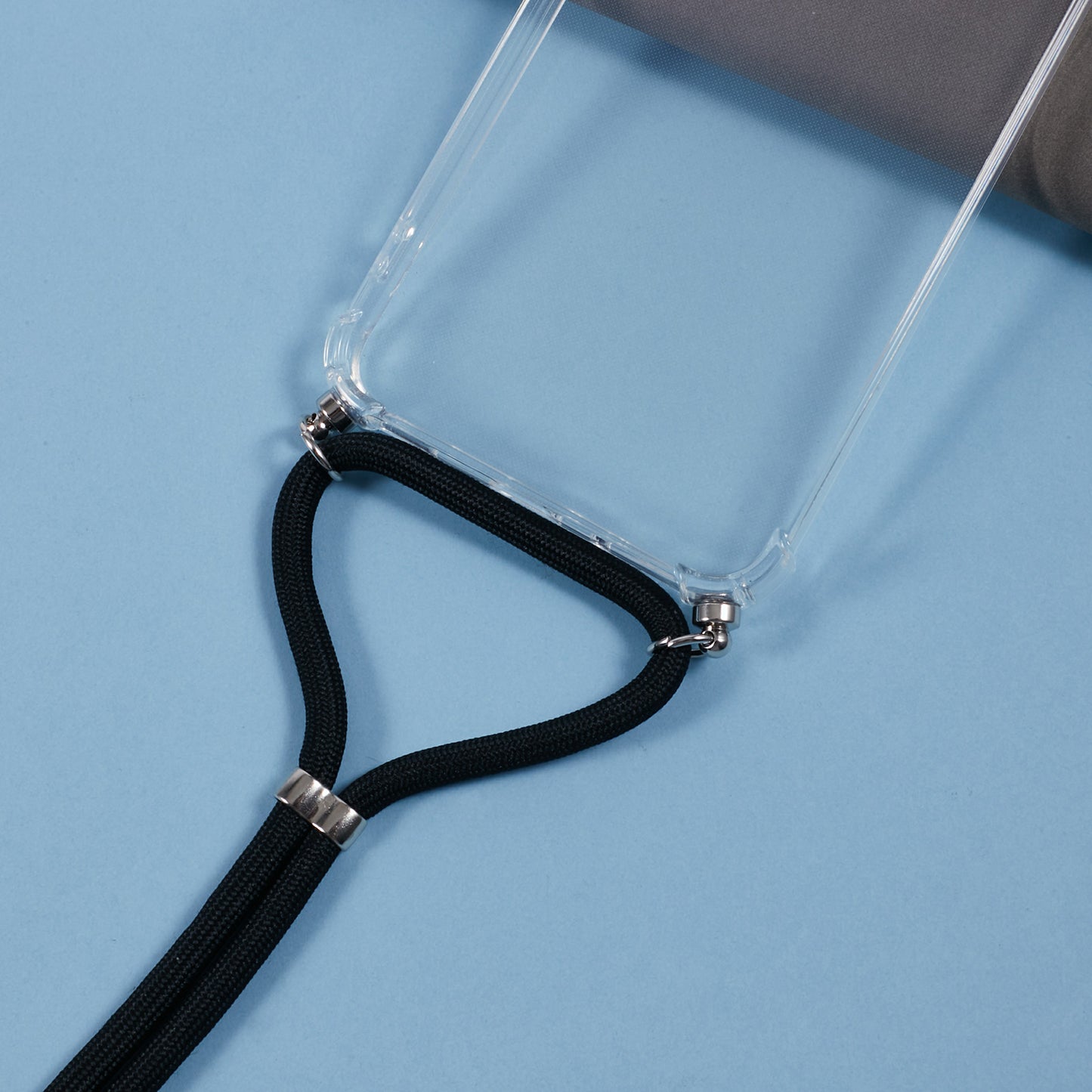 For Samsung Galaxy A16 5G / A16 4G Case Reinforced Corner TPU Clear Phone Cover with Lanyard