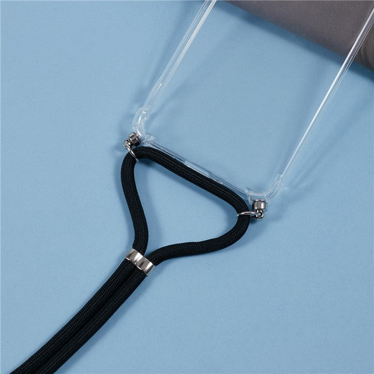 For OnePlus Nord 4 Case Reinforced Corner TPU Clear Phone Cover with Lanyard