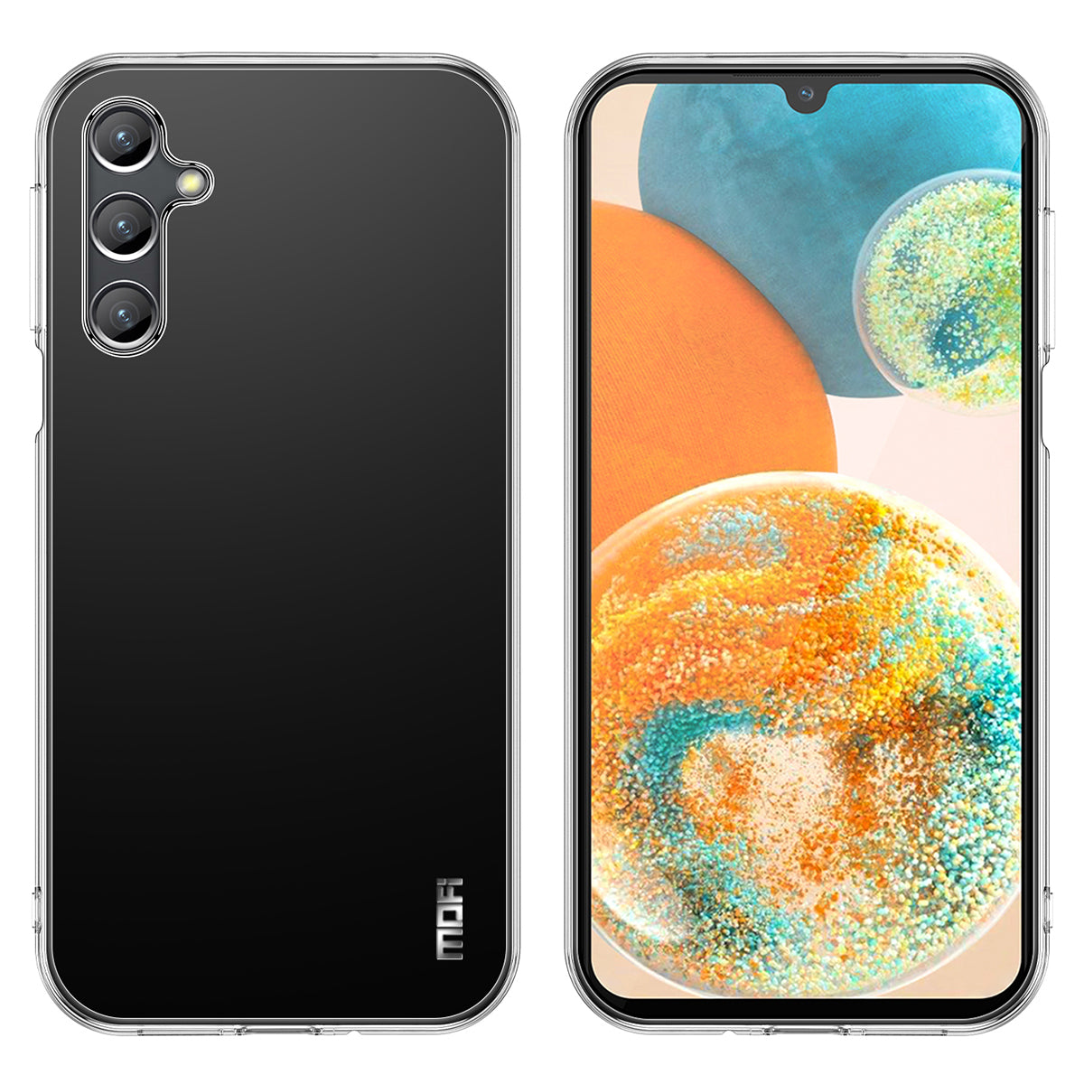 MOFI For Samsung Galaxy A16 5G / A16 4G Case Anti-Scratch Clear Soft TPU Phone Cover